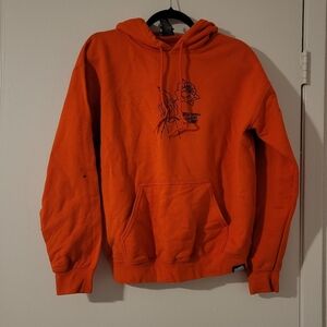 Orange Graphic Hoodie